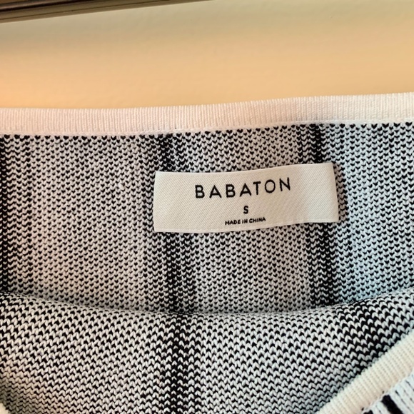 Aritzia (Babaton) Black and White Striped Tube Top - Picture 4 of 4